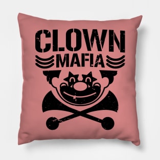 Clown Mafia (black) Pillow