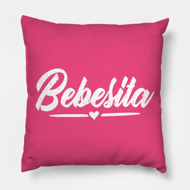 Bebesita - Tu no eres bebesita - white vintage design Pillow by verde