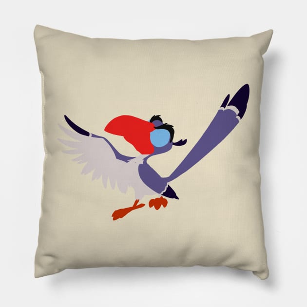 Know-it-All Feather-brain Pillow by beefy-lamby