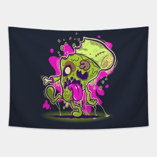 ZOMBIE PIZZA Tapestry