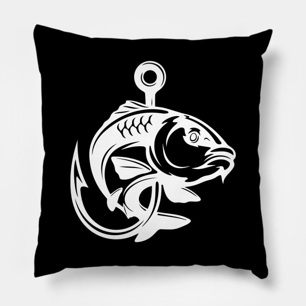 Catch the Carp Pillow by Imutobi