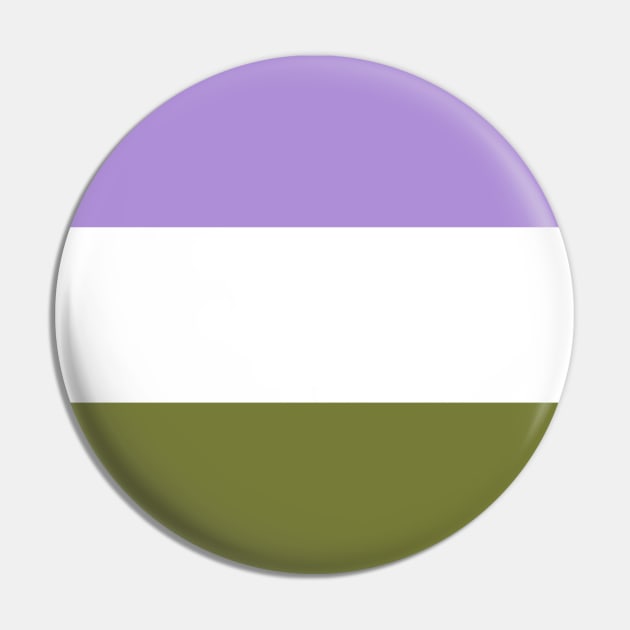 Genderqueer Pin by AnnaBanana