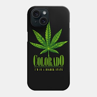 Colorado Cannabis Leaf Graphic Phone Case