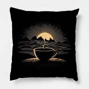 Funny Morning Coffee Gift Funny Coffee Pillow