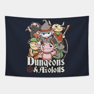 Axolotl army /  Dungeons and axolotls Tapestry