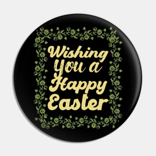 Wishing you a happy Easter Pin