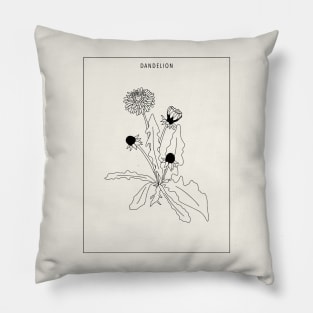 Vintage Dandelion Pillow