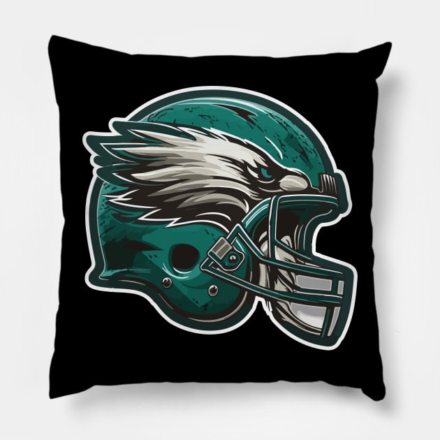 Go Birds helmet Pillow by vectrus