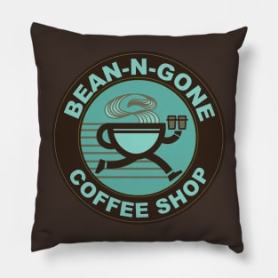 Bean N Gone Coffee Shop Pillow