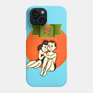 man and woman on the beach Phone Case