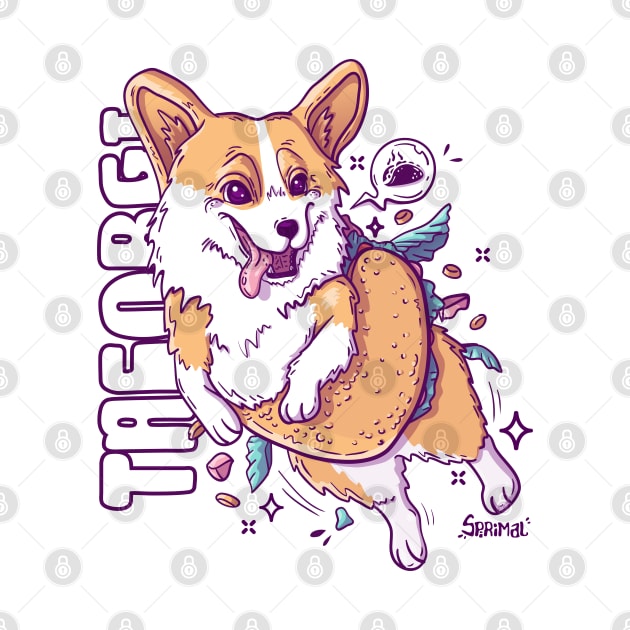 Taco Corgi pun Tacorgi by SPIRIMAL