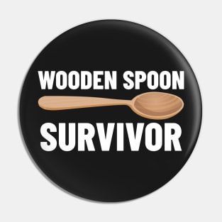 Wooden Spoon Survivor Pin