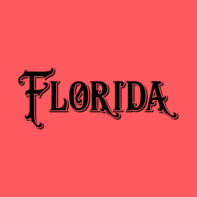 Florida State Vintage Type by letnothingstopyou