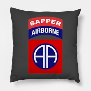 82nd Airborne Sapper Tab - Full Chest Pillow