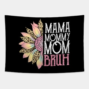 Sunflower Mama Mommy Mom Bruh Mothers Day Tapestry