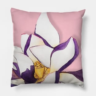 graphic lotus flower Pillow