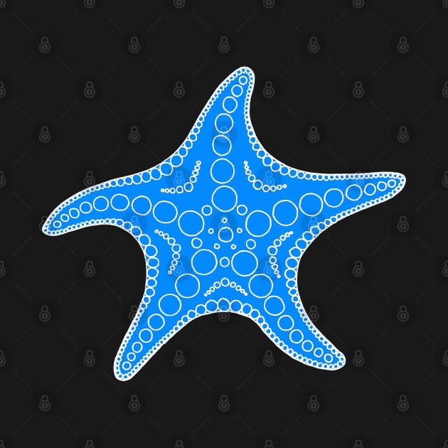 Starfish (white/indigo) by calenbundalas