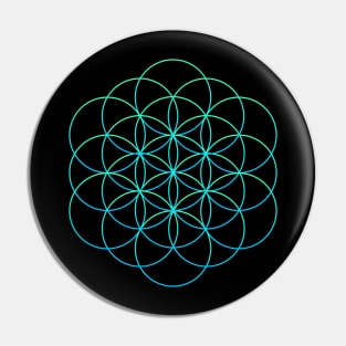 Psychedelic Sacred Geometry Pin