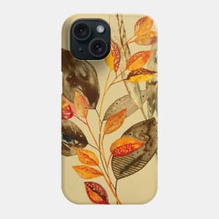 botanical leaves Phone Case