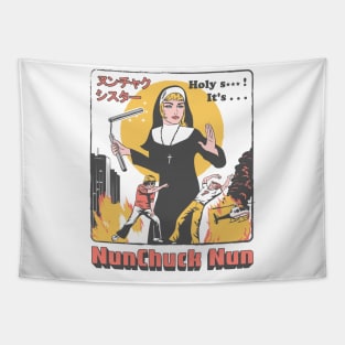 NUNCHUCK NUN Tapestry