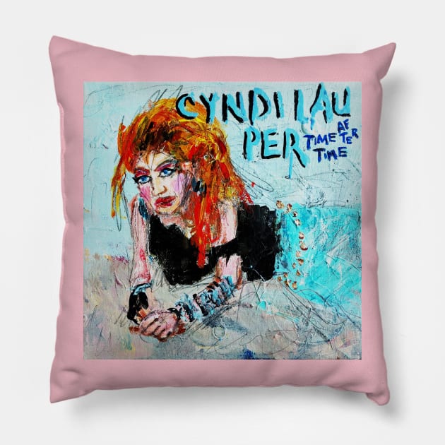 Cyndi Lauper Pillow by ElSantosWorld