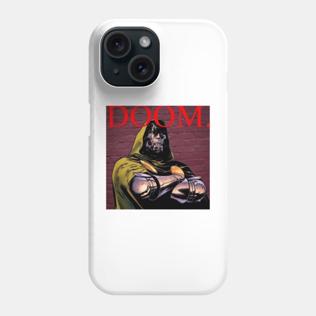 Doctor DOOM Album Cover (DAMN Kendrick Lamar Parody) Phone Case by tazannaophelia