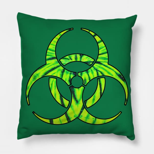 Biohazard Pillow by ARTWORKandBEYOND