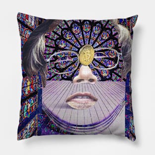 Face of Satoshi #8 Pillow