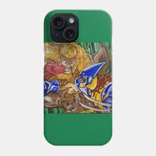 Cheeky Monkey Sabretooth by Scott Hulderson Phone Case