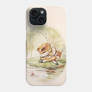 “Jeremy Fisher on a Lilypad” by Beatrix Potter Phone Case