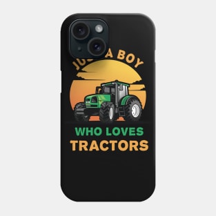 Farm Vehicle Country Life Boy who loves tractors Truck Boy Phone Case