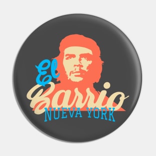 New York El Barrio  -  Spanish Harlem  - El Barrio  NYC Che Guevara Pin