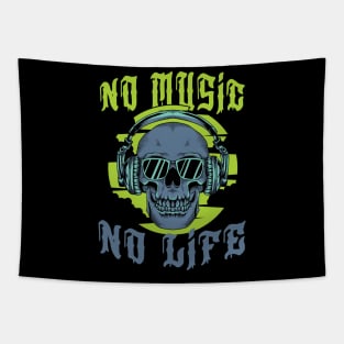 No Music No Life - Art Of Music Tapestry