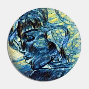 Fantasy World Van Gogh Style Pin