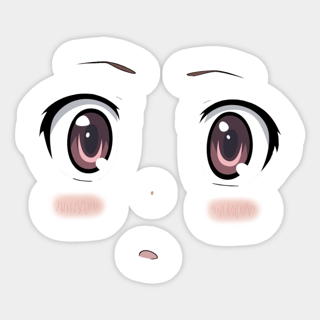 Toradora!-Taiga Blushing-Anime Eyes - Toradora - Sticker | TeePublic Toradora!-Taiga Blushing-Anime Eyes - Toradora - Sticker | TeePublic