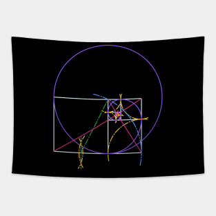 Fibonacci Spiral Tapestry