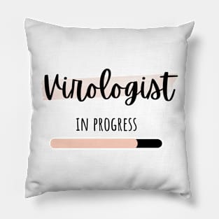 virologist in progress Pillow