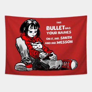 Bullet with your name on it Tapestry