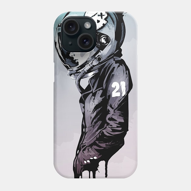 Space Woman Phone Case by Nature