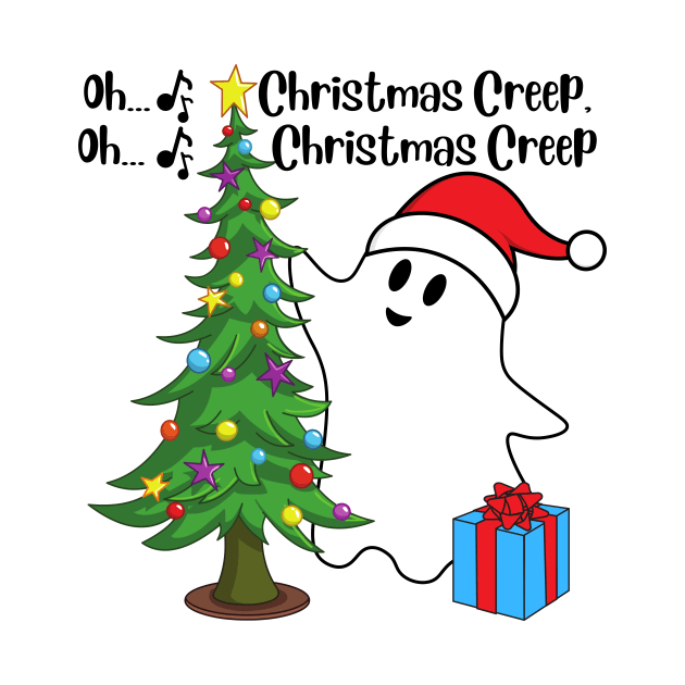 Oh, Christmas Creep (tree) Holiday Winter Ghost by TheMavenMedium