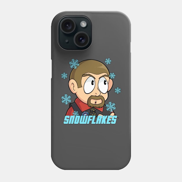 MDF Freeze Emoji "Snowflakes" Phone Case by freezethecomedian