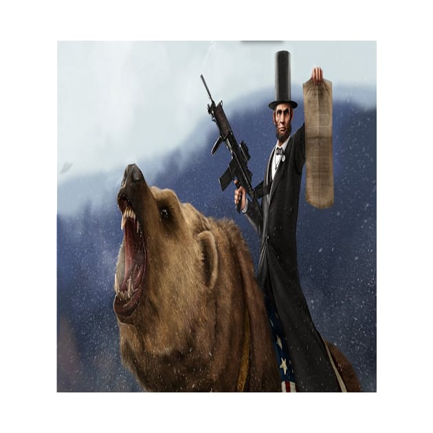 Abe Lincoln Rides A Grizzly by Cool Things Fashionables