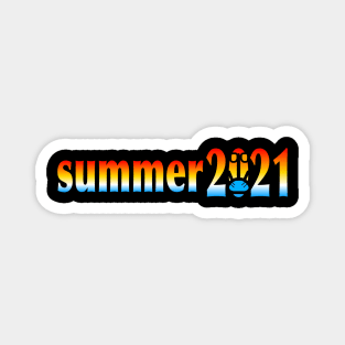 A masked summer 2021 Magnet