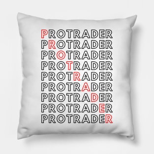 PROTRADER in crossword artwork (Light) Pillow