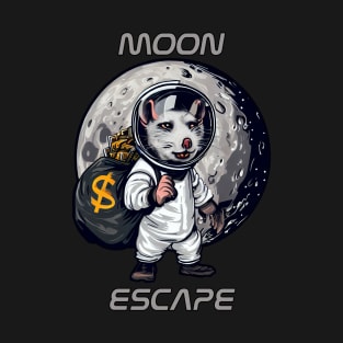 Moon Escape V2 | Run To The Moon T-Shirt