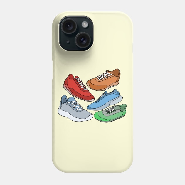 Colorful Cool Shoes Phone Case by DiegoCarvalho