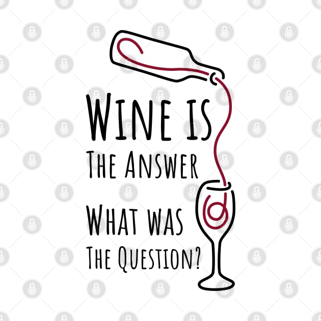 Wine is The Answer What was The Question? - 1 by NeverDrewBefore