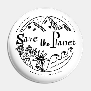 save the planet #2 Pin