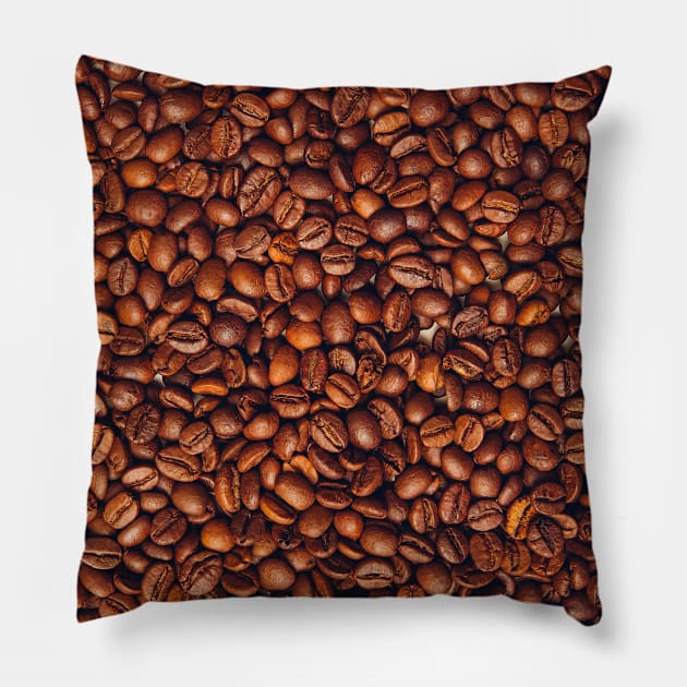 Coffee beans Pillow by GreekTavern