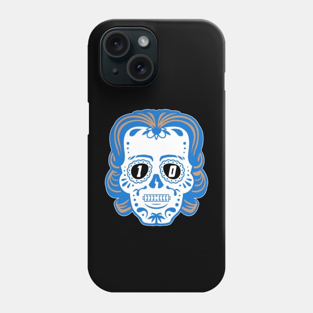 Justin Herbert Sugar Skull Phone Case by Chunta_Design